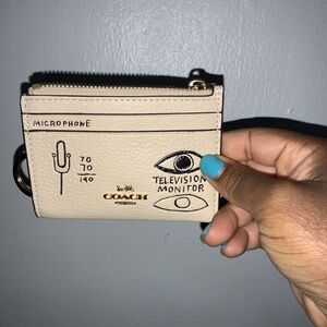 Coach X Jean Michel Basquiat Mini Skinny Id Case